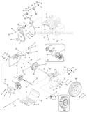 Drive System Diagram and Parts List for 31AH63N2011 2008 Troy-Bilt Snow Blower