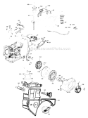 Engine 2 Diagram and Parts List for 31AH63N2011 2008 Troy-Bilt Snow Blower