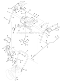 N-Style Handle, Frame & Discharge Chute Diagram and Parts List for 31AH63N2011 2008 Troy-Bilt Snow Blower