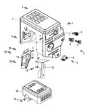 478-Sua Muffler & Controls Diagram and Parts List for 31AH64Q4711 2011 Troy-Bilt Snow Blower