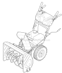 Quick Reference Diagram and Parts List for 31AH64Q4711 2012 Troy-Bilt Snow Blower