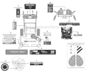 Label Map Storm 2840 Diagram and Parts List for 31AH64Q4766 2011 Troy-Bilt Snow Blower