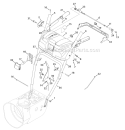 N, P & Q-Style Panel Diagram and Parts List for 31AH64Q4766 2011 Troy-Bilt Snow Blower