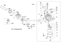 Carburetor Diagram and Parts List for 31AH64Q4766 2012 Troy-Bilt Snow Blower