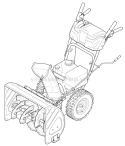 Quick Reference Diagram and Parts List for 31AH64Q4766 2012 Troy-Bilt Snow Blower