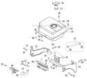 Fuel Tank and Mounting Diagram and Parts List for 31AH64Q4766 2012 Troy-Bilt Snow Blower