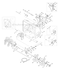 Auger & Auger Housing Diagram and Parts List for 31AH64Q4 2009 Troy-Bilt Snow Blower