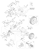 Drive System Diagram and Parts List for 31AH64Q4 2009 Troy-Bilt Snow Blower