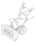 Quick Reference Diagram and Parts List for 31AH64Q4 2009 Troy-Bilt Snow Blower