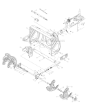 Drive Diagram and Parts List for 31AH7L74766 2005-2 Troy-Bilt Snow Blower