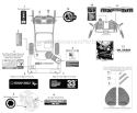 Label Map Diagram and Parts List for 31AH95P6711 2011 Troy-Bilt Snow Blower