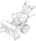 Quick Reference Diagram and Parts List for 31AH95P6711 2012 Troy-Bilt Snow Blower