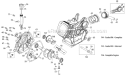 Crankcase Diagram and Parts List for 31AH95P6711 2012 Troy-Bilt Snow Blower