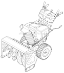 Quick Reference Diagram and Parts List for 31AH95P6766 2011 Troy-Bilt Snow Blower
