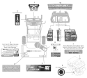Label Map Diagram and Parts List for 31AH9777766 2009 Troy-Bilt Snow Blower