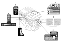 490-Sua Label Map Diagram and Parts List for 31AH97P7711 2011 Troy-Bilt Snow Blower