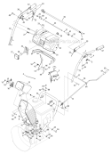 Part Location Diagram of 749-04674-0637 Husky HANDLE-UPPER RH