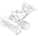 Quick Reference Diagram and Parts List for 31AH9Q77766 2006 Troy-Bilt Snow Blower