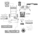 Part Location Diagram of 777D13677 Troy-Bilt Label-snow Handle