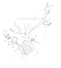 4-Way Extended Chute Diagram and Parts List for 31AM73Q3766 2008 Troy-Bilt Snow Blower