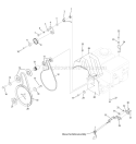 Drive System Diagram and Parts List for 31AM73Q3766 2008 Troy-Bilt Snow Blower