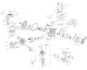 Engine Assembly Diagram and Parts List for 31AM73Q3766 2008 Troy-Bilt Snow Blower
