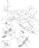 Part Location Diagram of 684-04307 MTD Shift asm-rod 700 s/