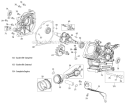 Crankcase Diagram and Parts List for 31AM73R3711 2012 Troy-Bilt Snow Blower