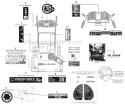 Label Map Diagram and Parts List for 31AM73R3766 2012 Troy-Bilt Snow Blower