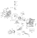 270-Ju Crankcase Diagram and Parts List for 31AS2T5F711 2011 Troy-Bilt Snow Blower