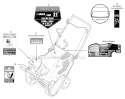 Label Map Squall 2100 Diagram and Parts List for 31AS2T5F711 2011 Troy-Bilt Snow Blower