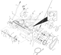 Drive System and Auger Assembly Diagram and Parts List for 31AS2T5F711 2012 Troy-Bilt Snow Blower