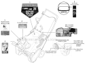 Label Map Diagram and Parts List for 31AS2T5F711 2012 Troy-Bilt Snow Blower