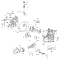 270-Ju Crankcase Diagram and Parts List for 31AS2T5F766 2011 Troy-Bilt Snow Blower