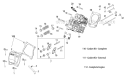 Cylinder Head Diagram and Parts List for 31AS2T5F766 2012 Troy-Bilt Snow Blower