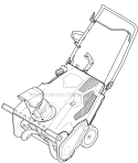 Quick Reference Diagram and Parts List for 31AS2T5F766 2012 Troy-Bilt Snow Blower