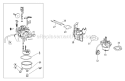 265-Su-11 Carburetor Diagram and Parts List for 31AS62N2711 2011 Troy-Bilt Snow Blower