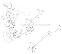 Standard 2-Way Chute Diagram and Parts List for 31AS62N2711 2011 Troy-Bilt Snow Blower