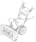 Quick Reference Storm 2410 Diagram and Parts List for 31AS62N2711 2011 Troy-Bilt Snow Blower