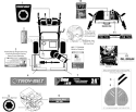 Label Map Diagram and Parts List for 31AS62N2711 2012 Troy-Bilt Snow Blower