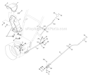 Standard 2-Way Chute Diagram and Parts List for 31AS62N2766 2011 Troy-Bilt Snow Blower