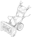 Quick Reference Storm 2410 Diagram and Parts List for 31AS62N2766 2011 Troy-Bilt Snow Blower