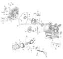 265-Su-11 Crankcase Diagram and Parts List for 31AS62N2766 2011 Troy-Bilt Snow Blower