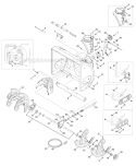 Auger & Auger Housing Diagram and Parts List for 31AS63N2711 2011 Troy-Bilt Snow Blower