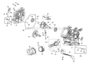270-Su-11 Crankcase Diagram and Parts List for 31AS63N2711 2011 Troy-Bilt Snow Blower