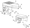 Muffler Assembly Diagram and Parts List for 31AS63N2766 2012 Troy-Bilt Snow Blower