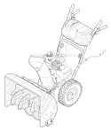 Quick Reference Diagram and Parts List for 31AS6BN2711 2006 Troy-Bilt Snow Blower