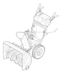 Quick Reference Diagram and Parts List for 31AS6GN3766 2006 Troy-Bilt Snow Blower
