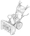 Quick Reference As6G Diagram and Parts List for 31AS6GN3766 2007 Troy-Bilt Snow Blower
