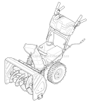 Quick Reference Diagram and Parts List for 31BM63P3711 2012 Troy-Bilt Snow Blower